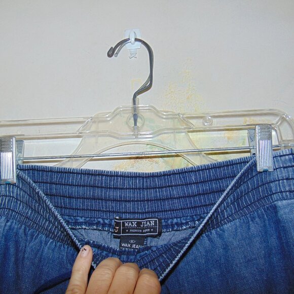 Wax Jean Premium Denim Joggers Jeans Womens Blue Boho Basic Capsule Wardrobe - Picture 3 of 9